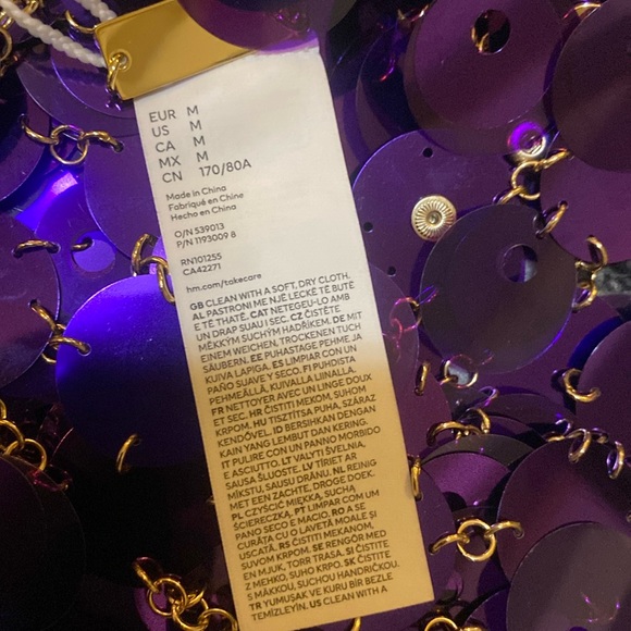 Rabanne H&M Sequin-Disc Mini Skirt - Picture 3 of 6